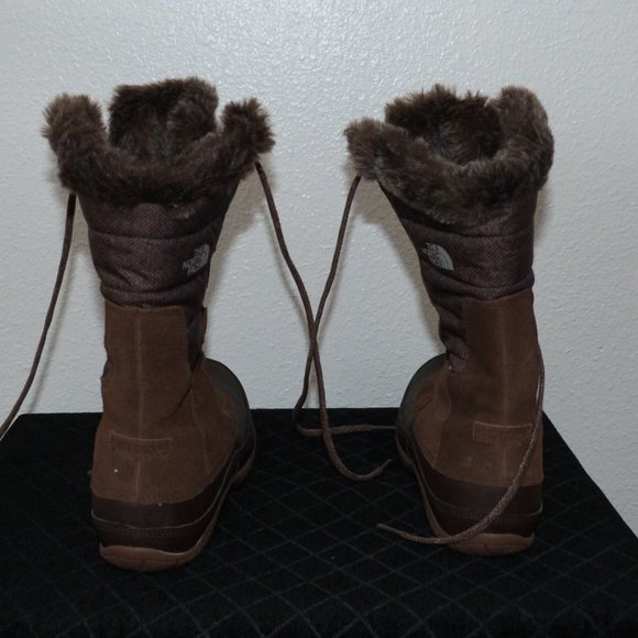 8.5 North Face Boots Waterproof Brown Women’s - Picture 5 of 8